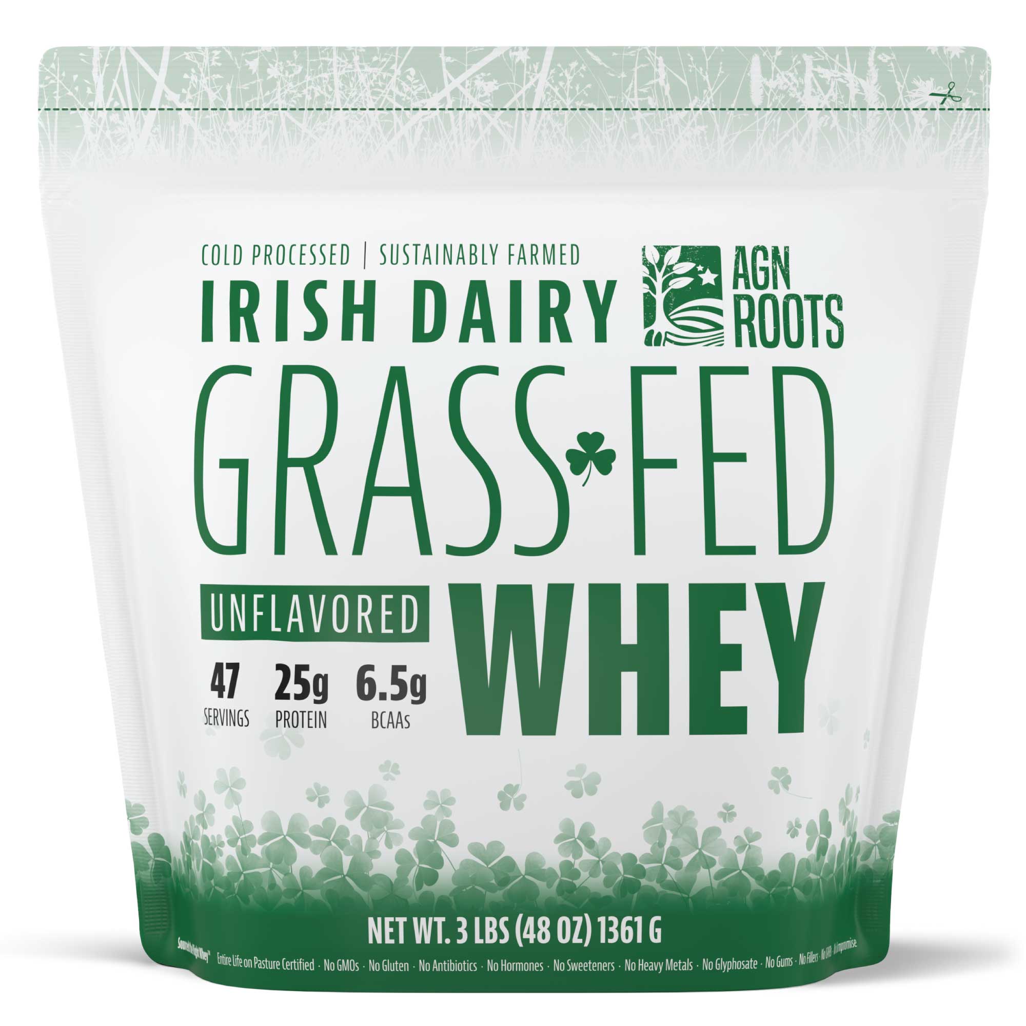 AGN Roots Grassfed Whey (3 lbs)