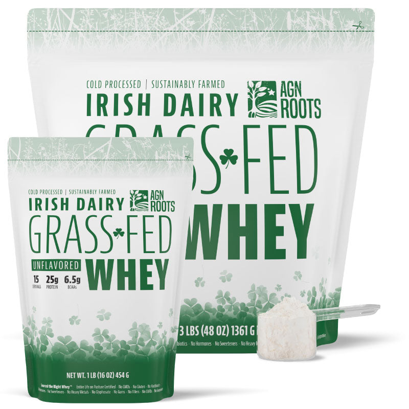 2025 Best Grass-Fed Whey Protein AGN Roots 2 size variants (1.lb & 3.lb). Undenatured, Cold-Processed, Certified Grass-Fed, Whey Without Sweetener .