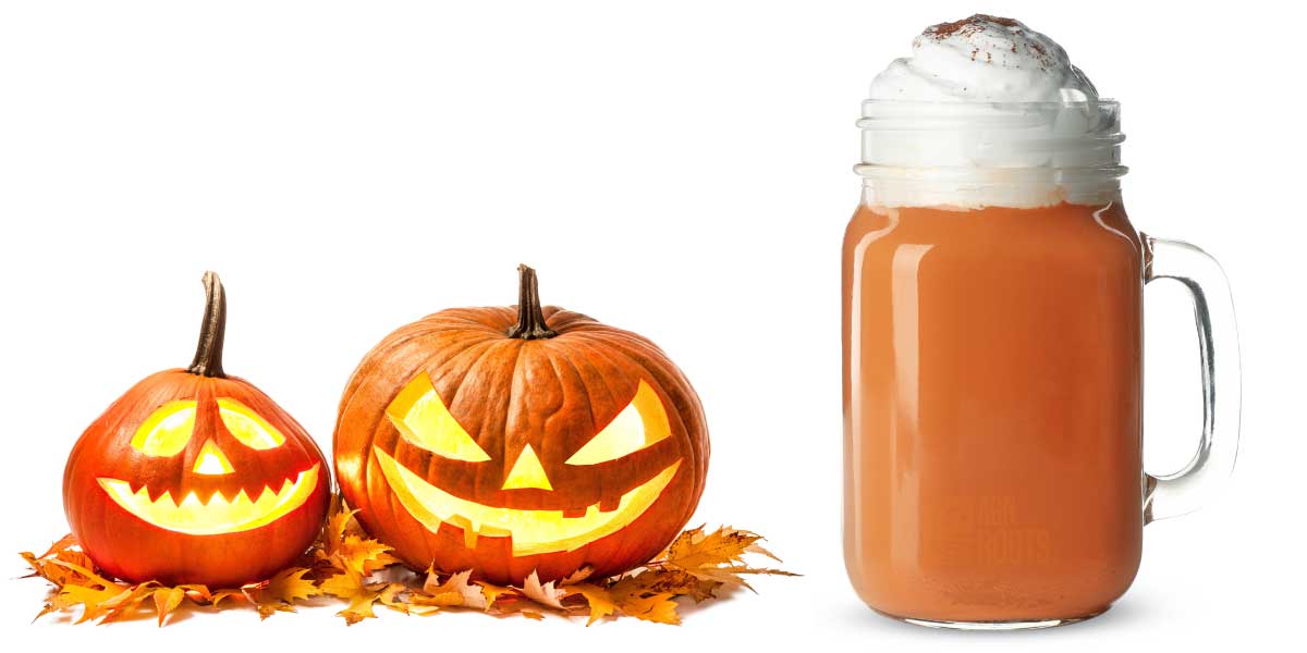 The Best Halloween Whey Protein Smoothie - Boooo! Banana with Candy Corn Option