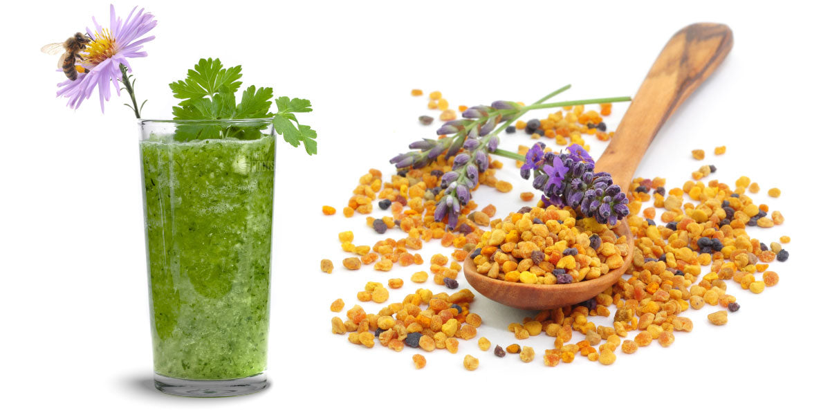 Bee Pollen Smoothie - Super Food Green Smoothie AGN Roots
