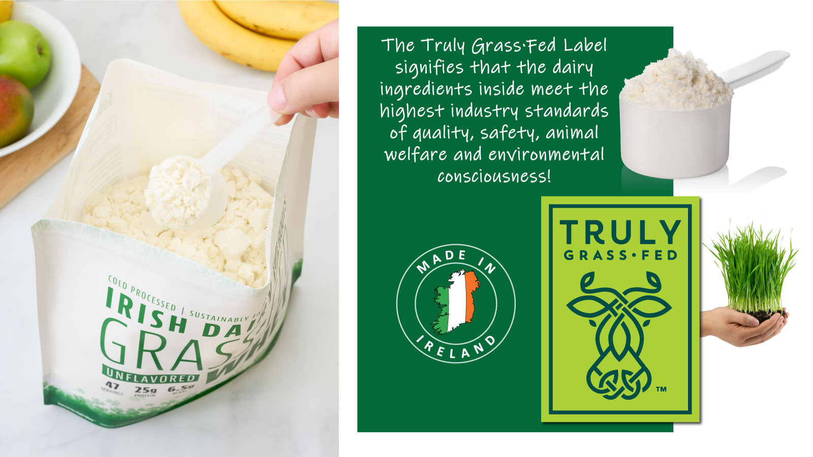 Truly Grass Fed Diary Video Ireland Grass Fed Whey