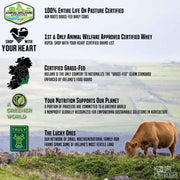 AGN Roots Grass-Fed Whey Verified Grass-Fed via Truly Grassfed & Ireland's National Food Board